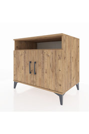 Kronos Şifonyer 2 Raflı 2 Kapaklı 88x59x80 Çam-Çam