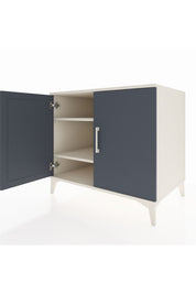 Kronos Şifonyer 2 Raflı 2 Kapaklı 88x59x80 Aytaşı-Antrasit