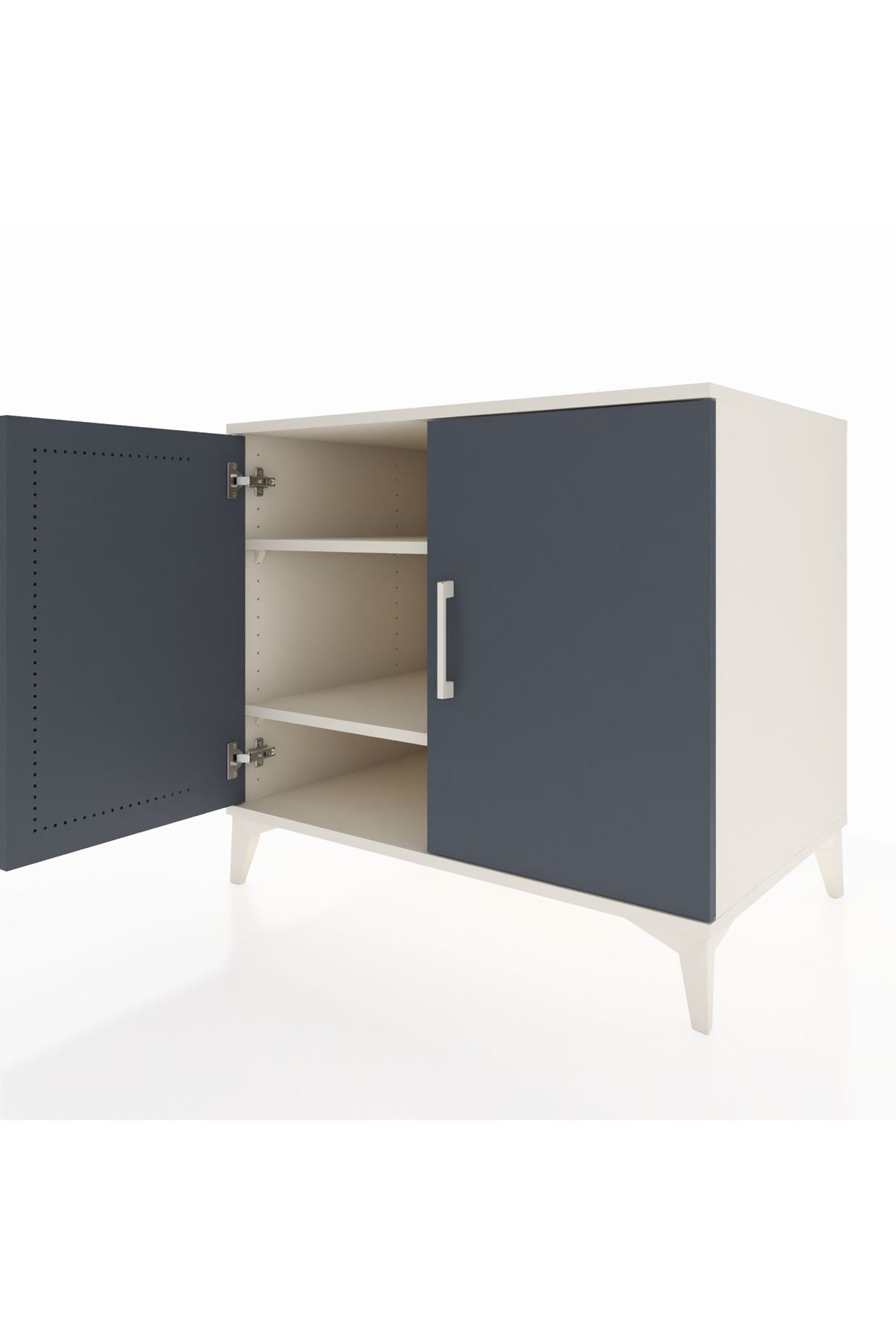 Kronos Şifonyer 2 Raflı 2 Kapaklı 88x59x80 - S69M038V2C