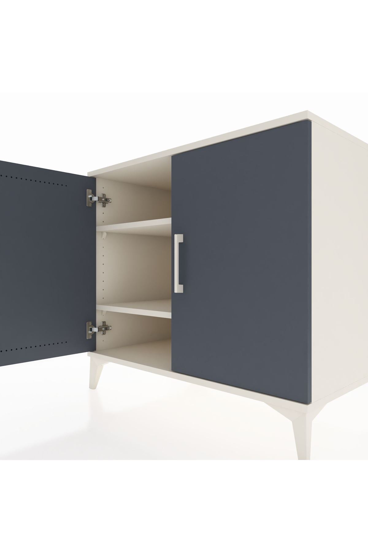 Kronos Şifonyer 2 Raflı 2 Kapaklı 88x59x80 - S69M038V2C