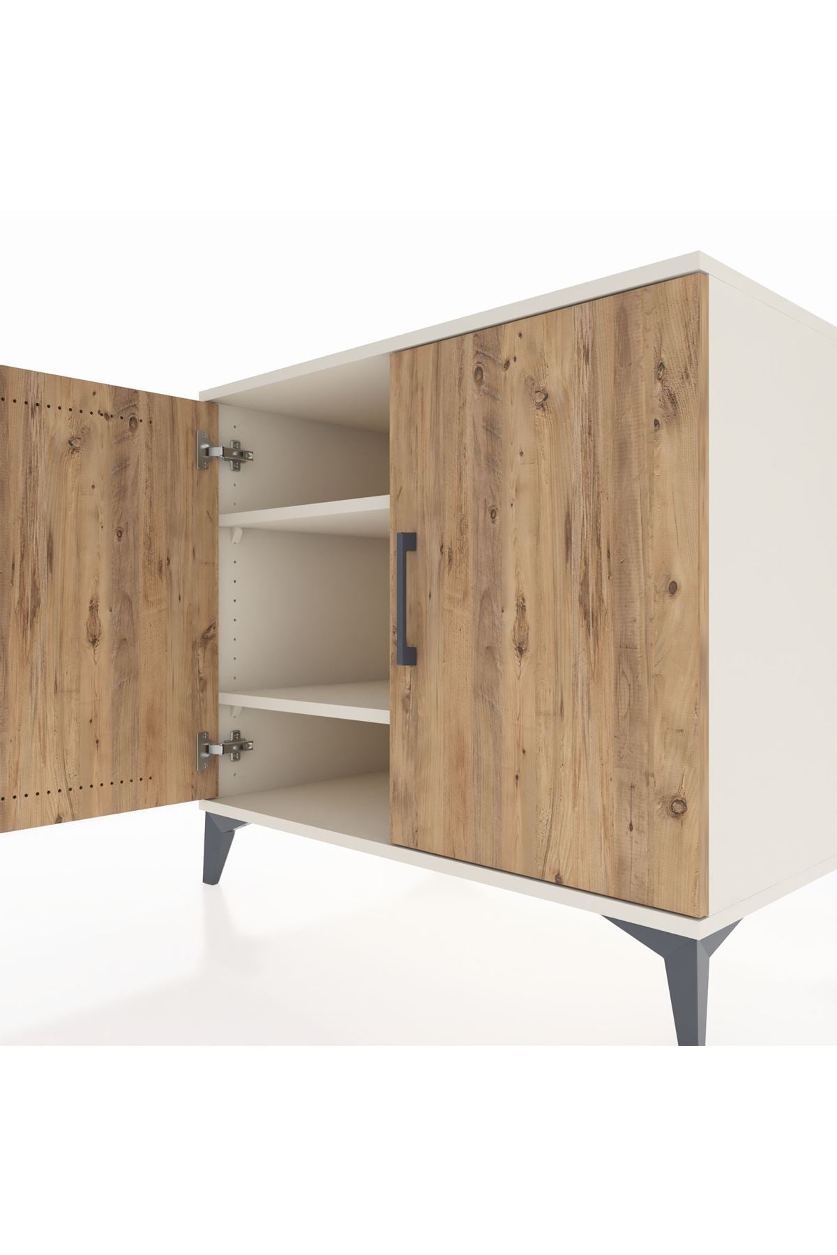 Kronos Şifonyer 2 Raflı 2 Kapaklı 88x59x80 Aytaşı-Çam