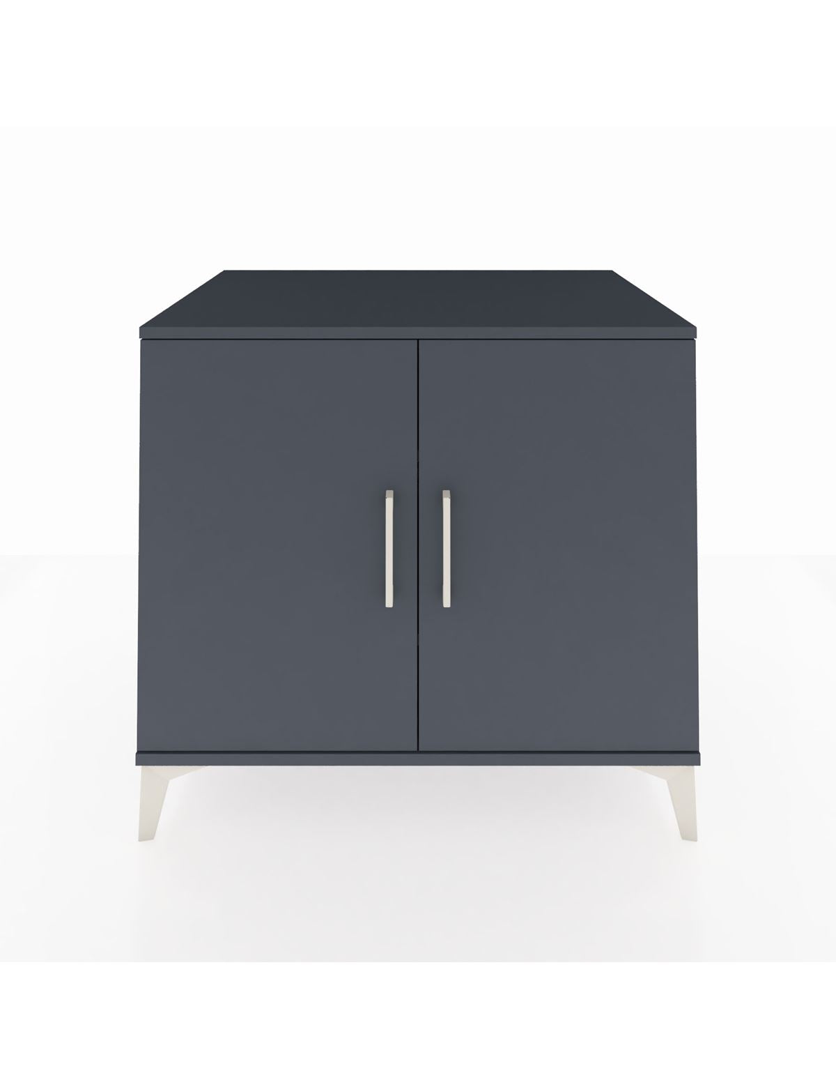 Kronos Şifonyer 2 Raflı 2 Kapaklı 88x59x80 Antrasit-Antrasit