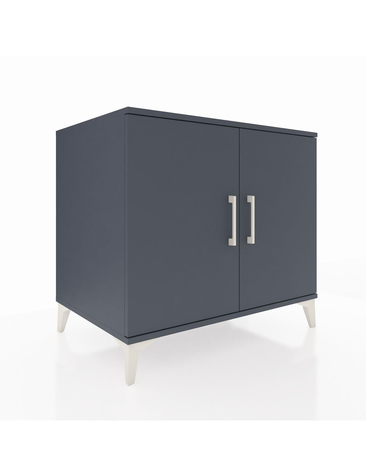 Kronos Şifonyer 2 Raflı 2 Kapaklı 88x59x80 Antrasit-Antrasit