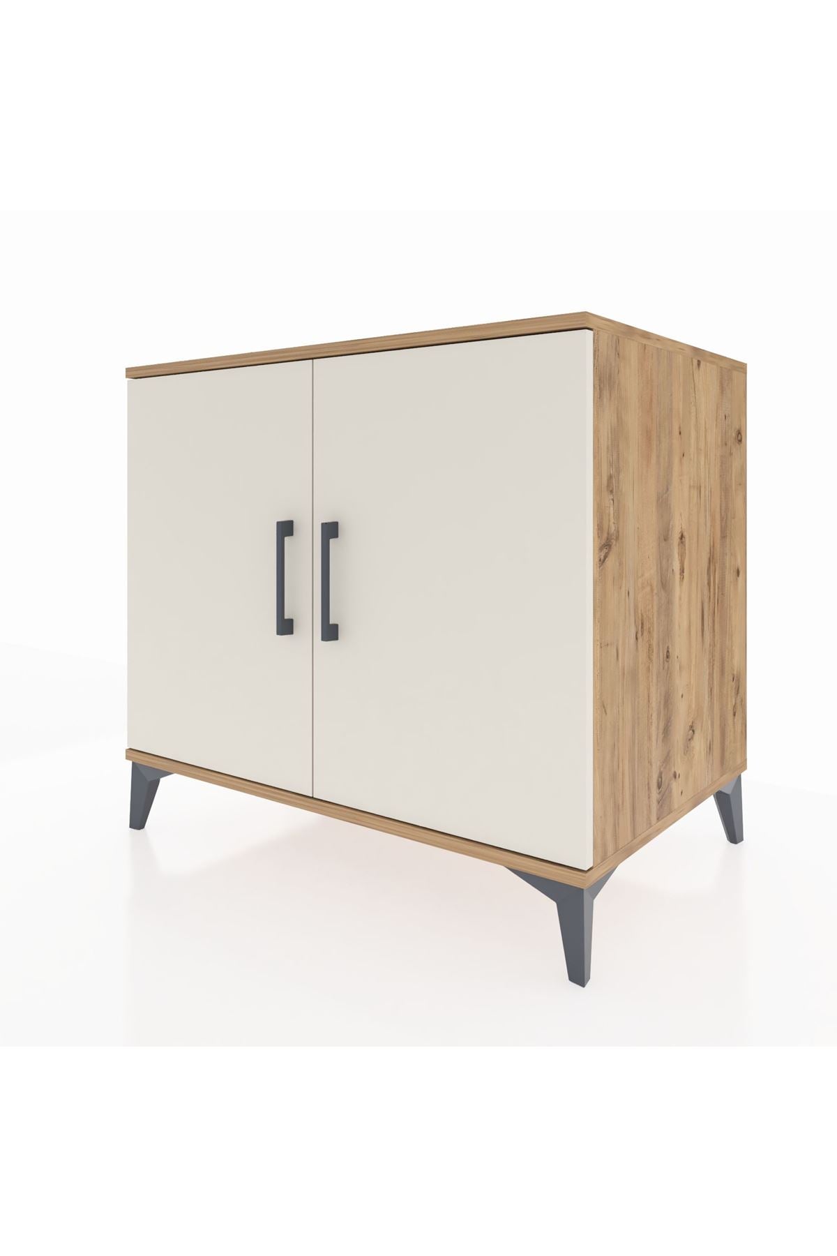 Kronos Şifonyer 2 Raflı 2 Kapaklı 88x59x80 Çam-Aytaşı