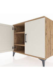 Kronos Şifonyer 2 Raflı 2 Kapaklı 88x59x80 Çam-Aytaşı