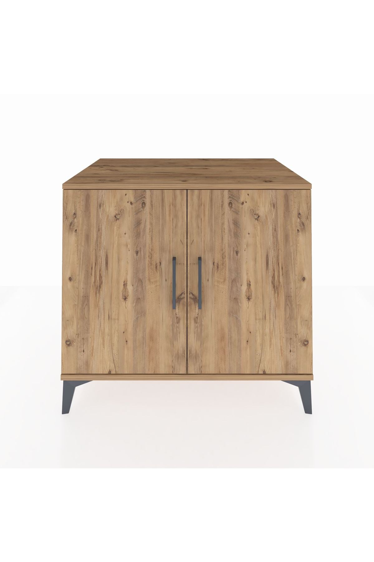 Kronos Şifonyer 2 Raflı 2 Kapaklı 88x59x80 Çam-Çam