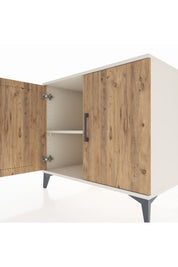 Kronos Şifonyer Tek Raflı 2 Kapaklı 88x59x80 Aytaşı-Çam