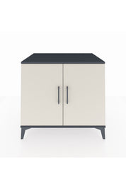 Kronos Şifonyer Tek Raflı 2 Kapaklı 88x59x80 Antrasit-Aytaşı