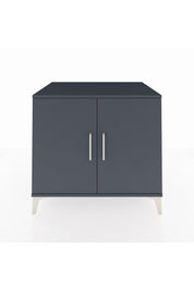 Kronos Şifonyer Tek Raflı 2 Kapaklı 88x59x80 Antrasit-Antrasit