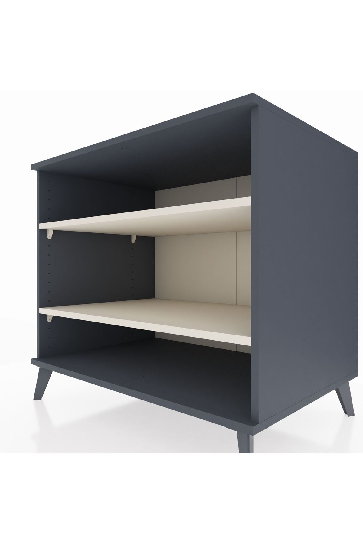 Kronos Şifonyer 2 Raflı 88x59x80 Antrasit-Aytaşı