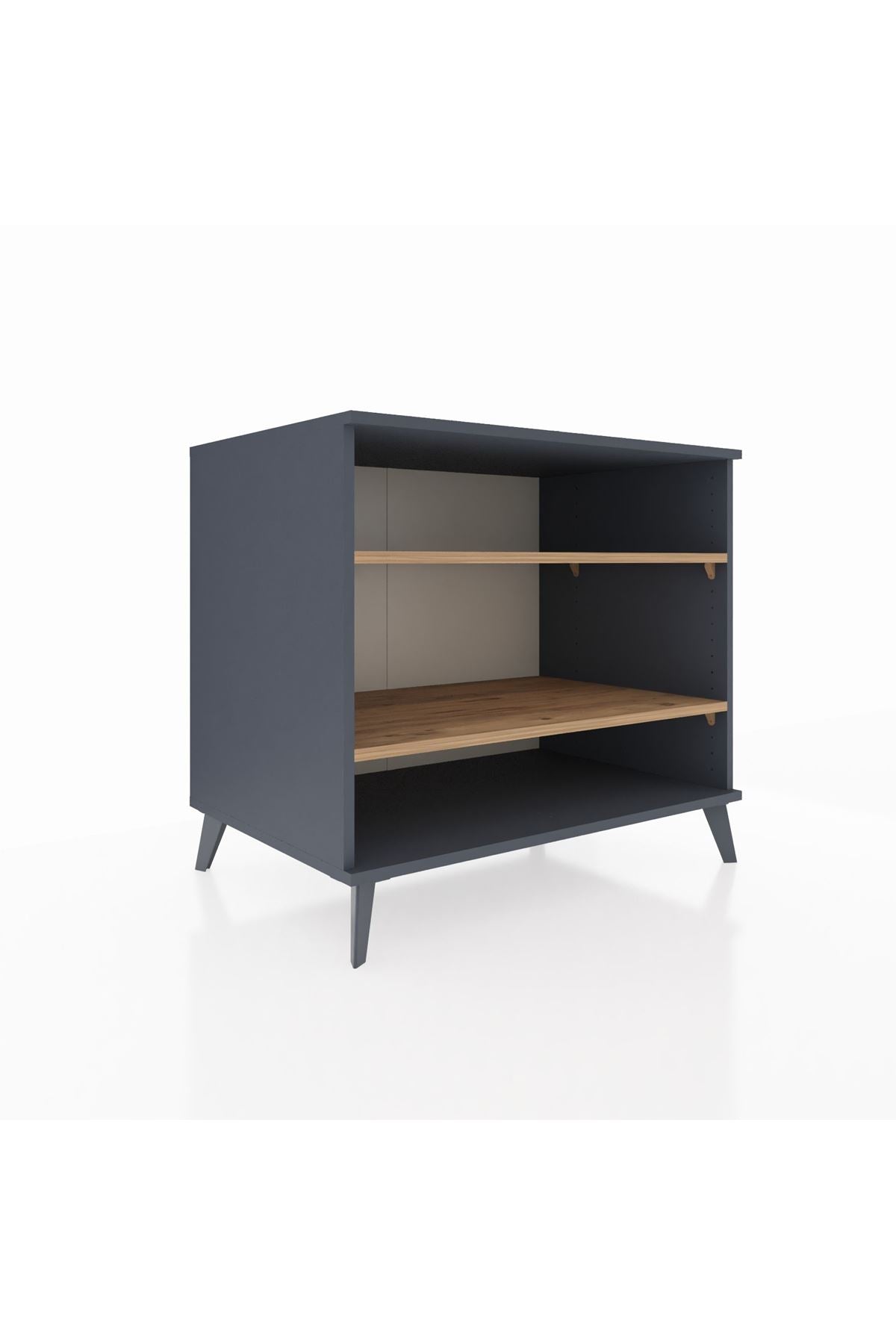 Kronos Şifonyer 2 Raflı 88x59x80 Antrasit-Çam