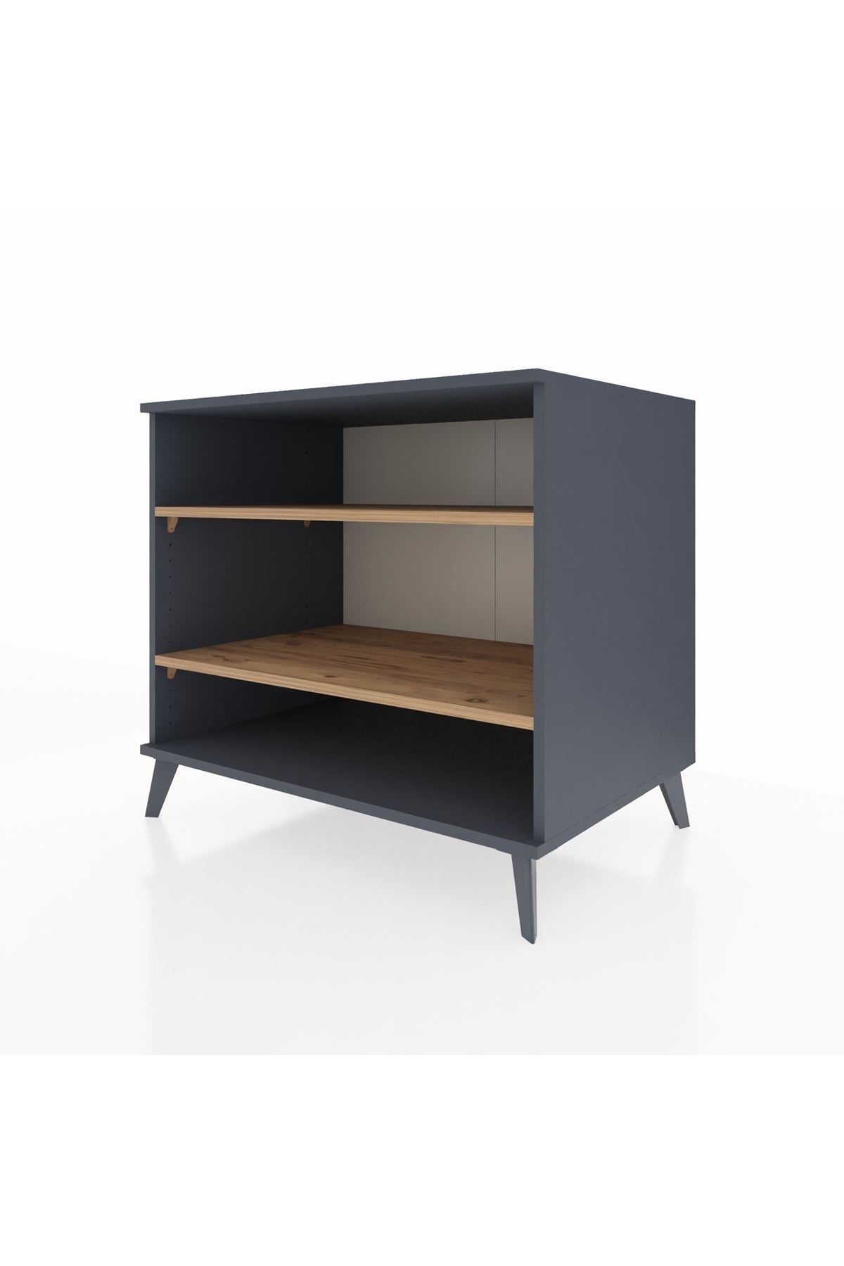 Kronos Şifonyer 2 Raflı 88x59x80 Antrasit-Çam