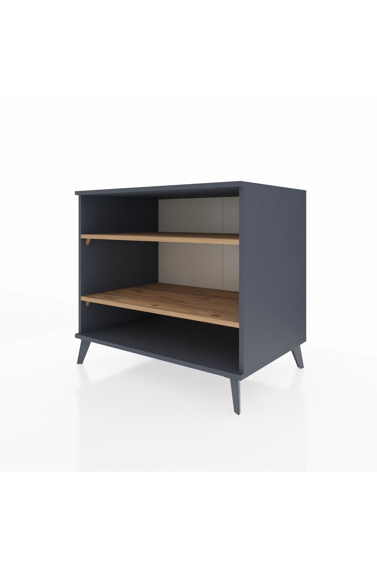 Kronos Şifonyer 2 Raflı 88x59x80 Antrasit-Çam