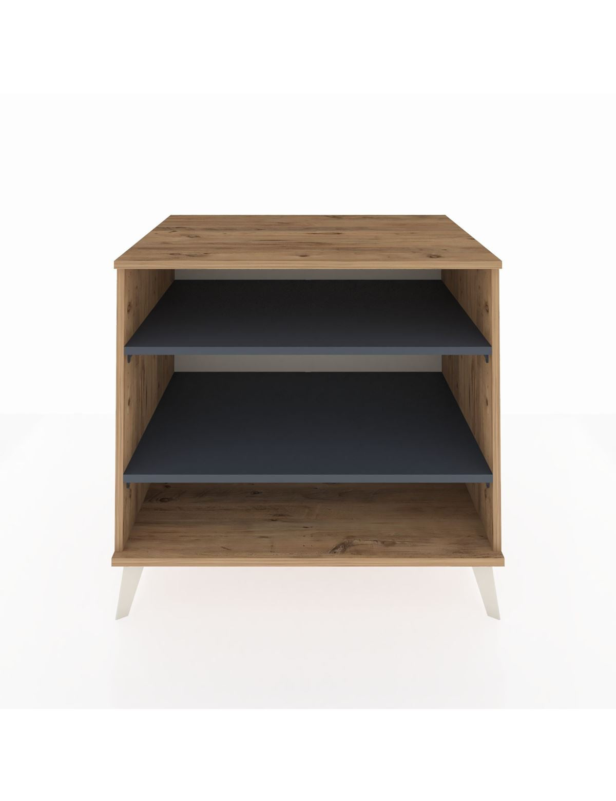 Kronos Şifonyer 2 Raflı 88x59x80 Çam-Antrasit