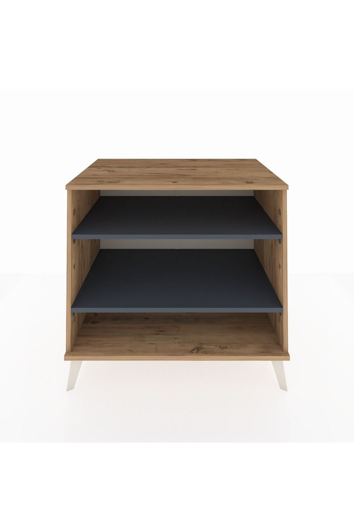 Kronos Şifonyer 2 Raflı 88x59x80 Çam-Antrasit