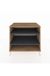 Kronos Şifonyer 2 Raflı 88x59x80 Çam-Antrasit