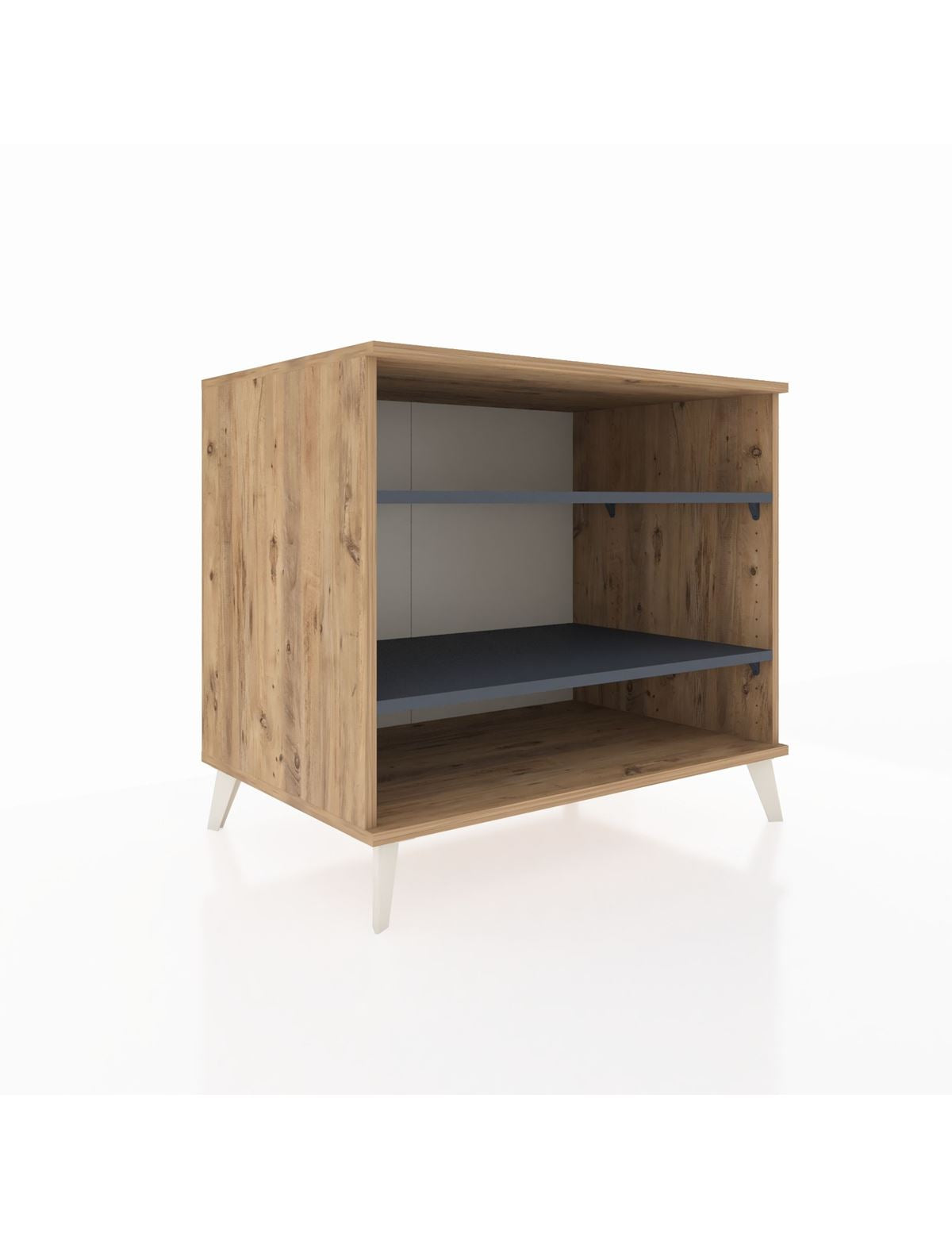 Kronos Şifonyer 2 Raflı 88x59x80 Çam-Antrasit