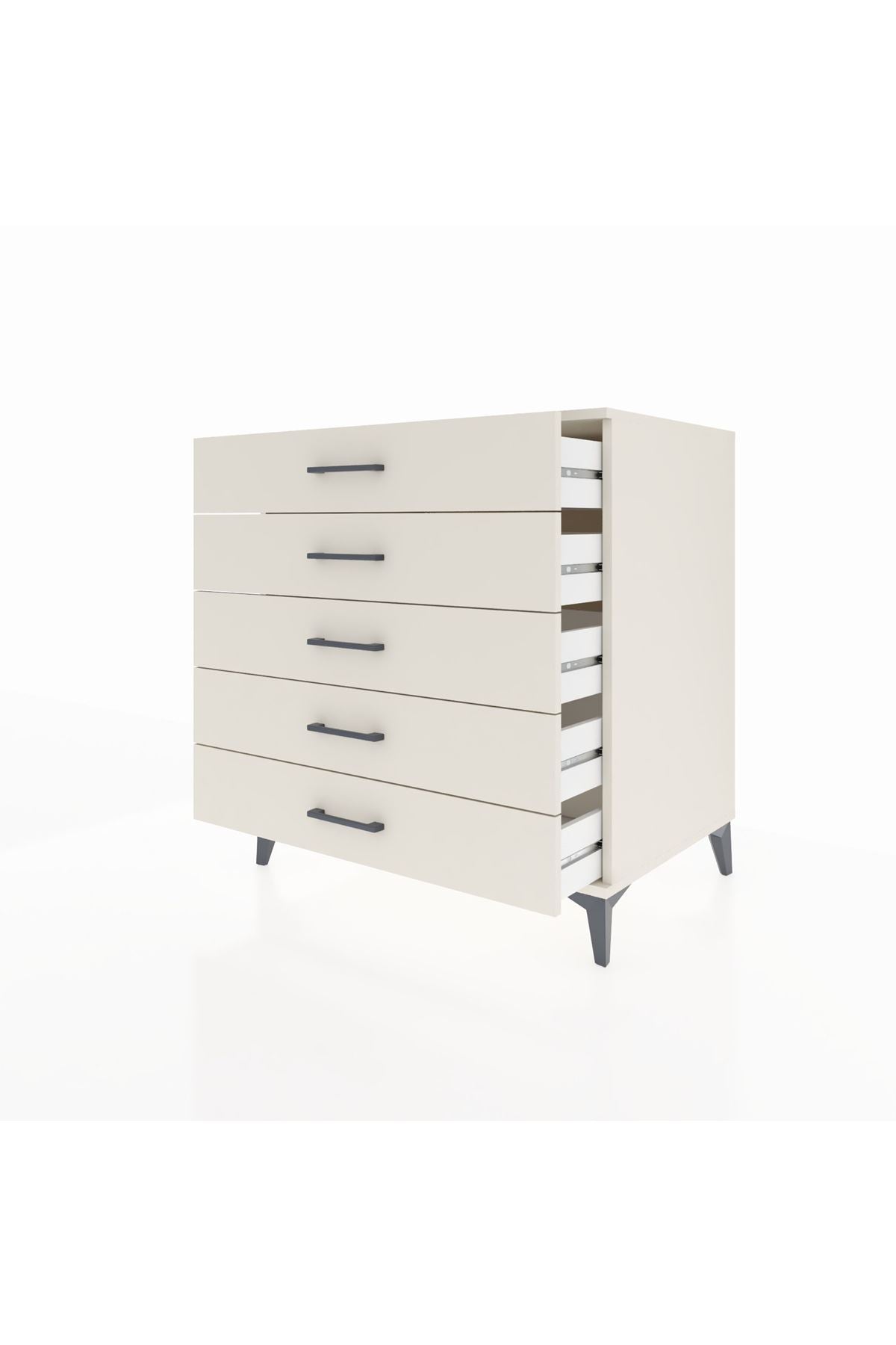 Kronos Şifonyer 5 Çekmeceli 88x59x96 Aytaşı-Aytaşı