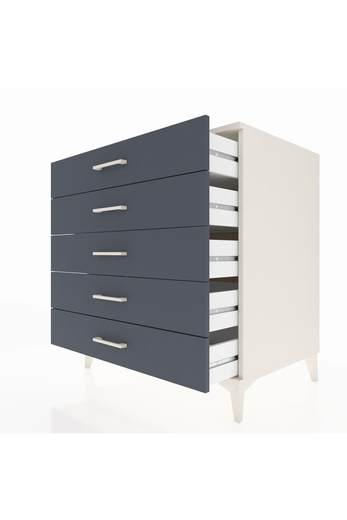 Kronos Şifonyer 5 Çekmeceli 88x59x96 - S70M001V2C