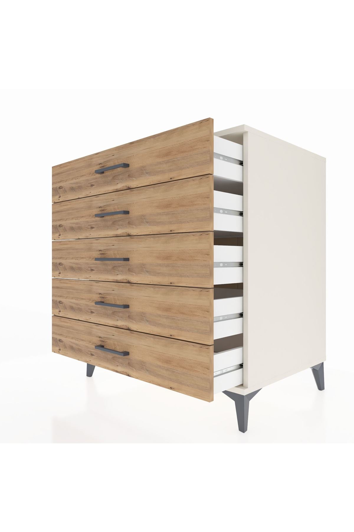 Kronos Şifonyer 5 Çekmeceli 88x59x96 Aytaşı-Çam