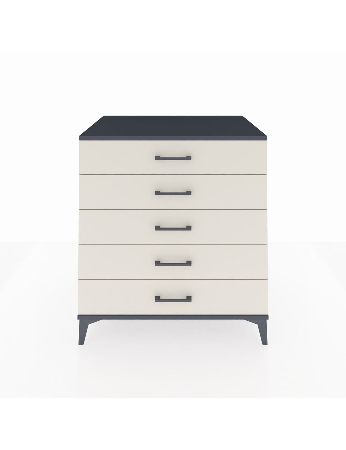 Kronos Şifonyer 5 Çekmeceli 88x59x96 Antrasit-Aytaşı