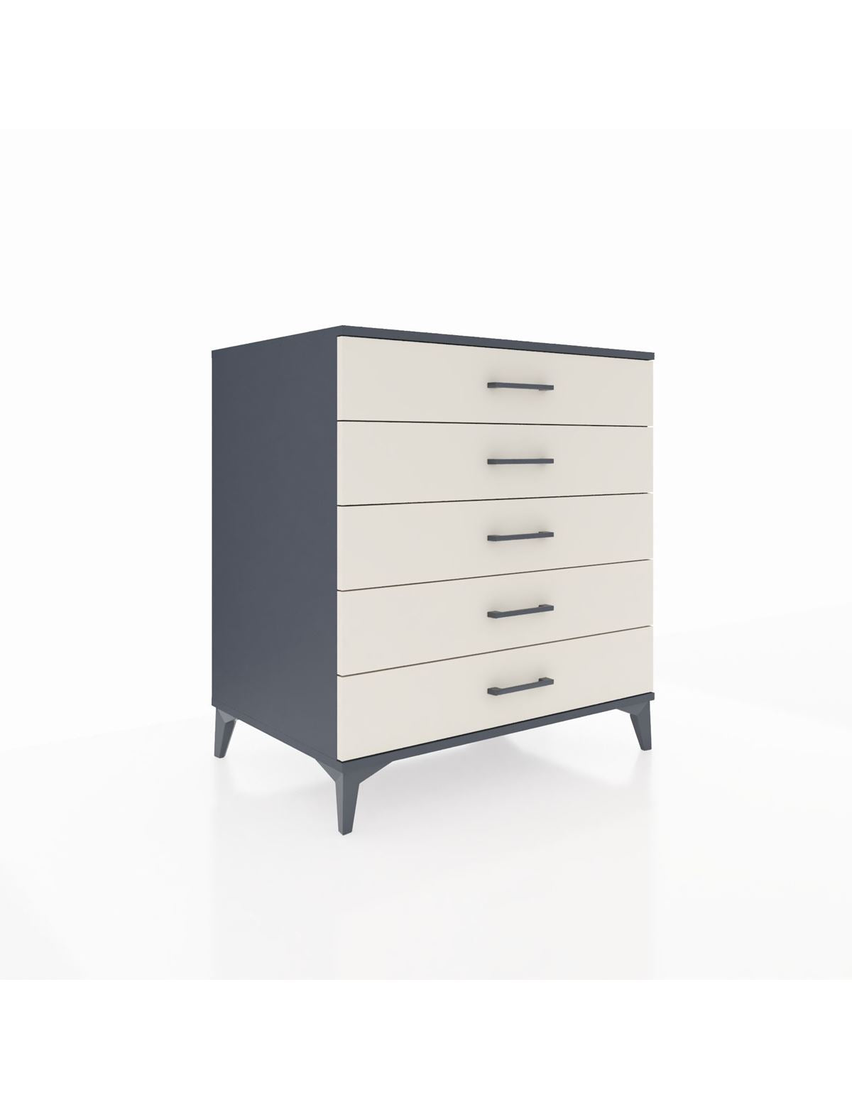 Kronos Şifonyer 5 Çekmeceli 88x59x96 Antrasit-Aytaşı