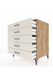 Kronos Şifonyer 5 Çekmeceli 88x59x96 Çam-Aytaşı