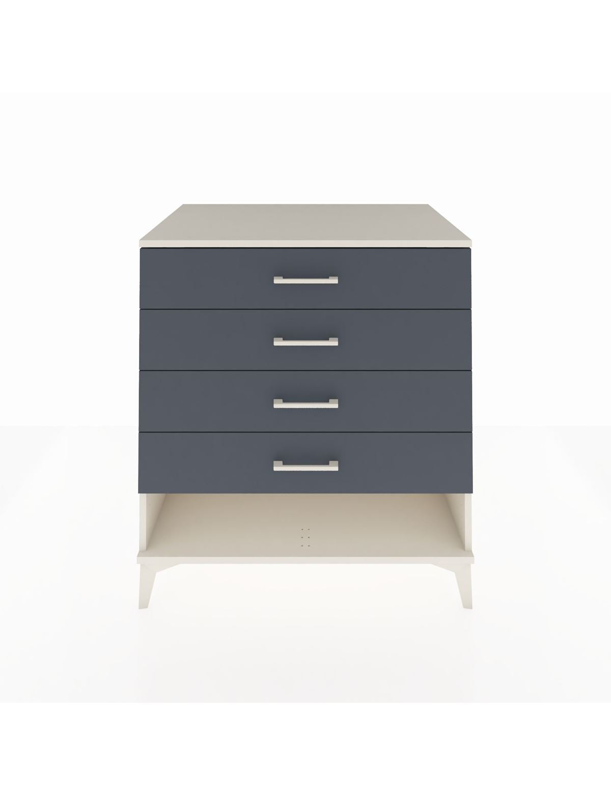 Kronos Şifonyer 4 Çekmeceli 88x59x96 Aytaşı-Antrasit