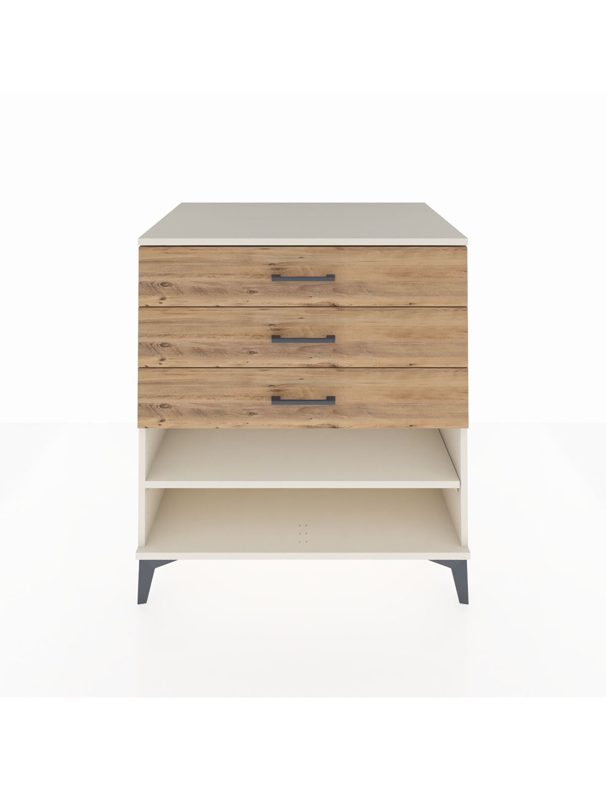 Kronos Şifonyer Tek Raflı 3 Çekmeceli 88x59x96 Aytaşı-Çam