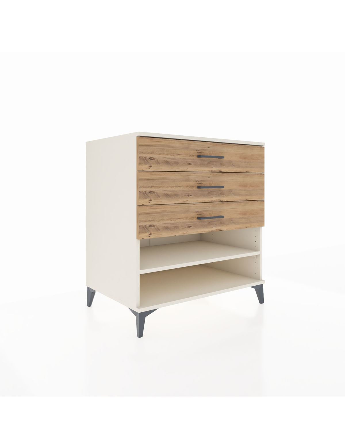 Kronos Şifonyer Tek Raflı 3 Çekmeceli 88x59x96 Aytaşı-Çam