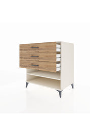 Kronos Şifonyer Tek Raflı 3 Çekmeceli 88x59x96 Aytaşı-Çam
