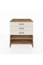 Kronos Şifonyer Tek Raflı 3 Çekmeceli 88x59x96 Çam-Aytaşı