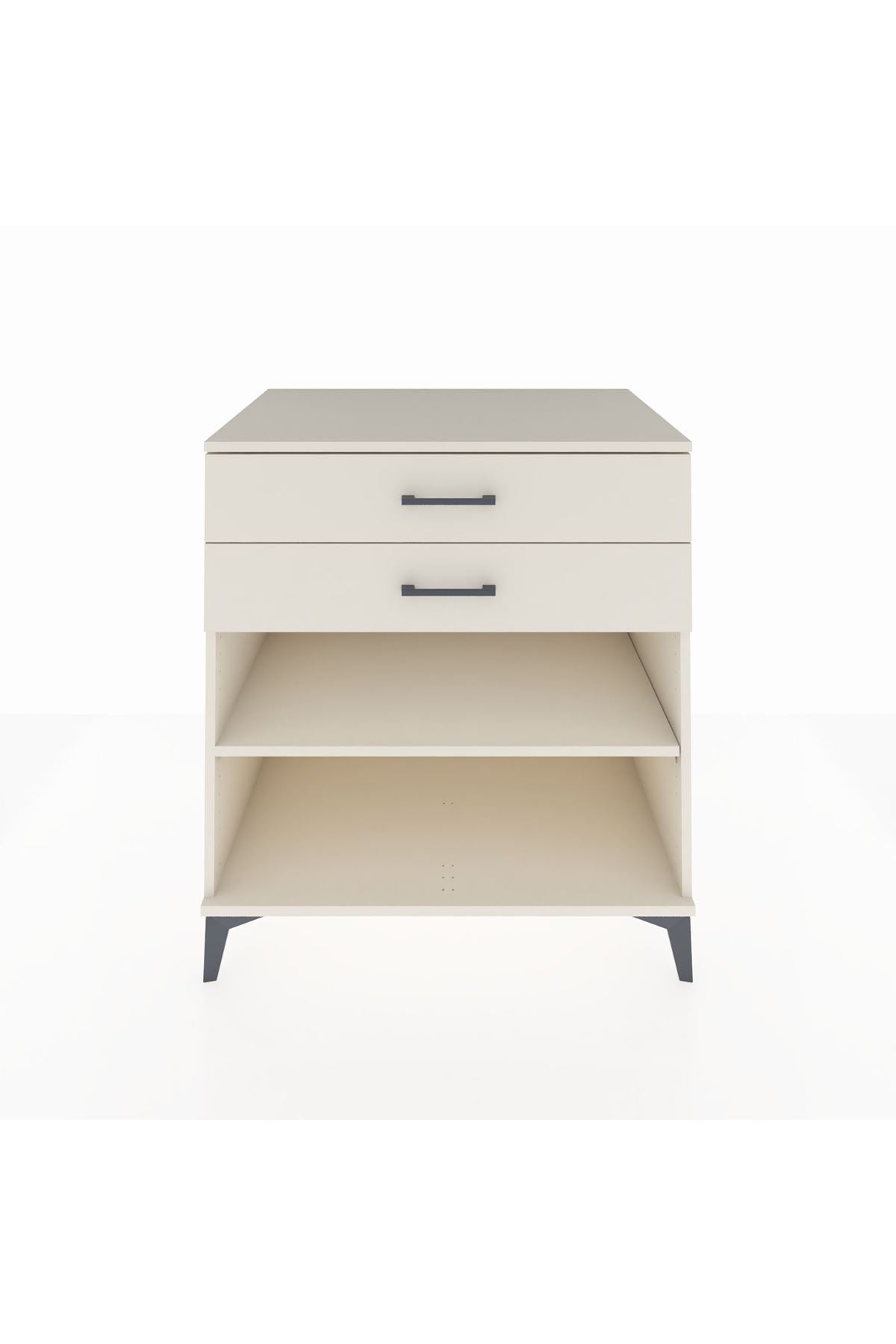 Kronos Şifonyer Tek Raflı 2 Çekmeceli 88x59x96 Aytaşı-Aytaşı