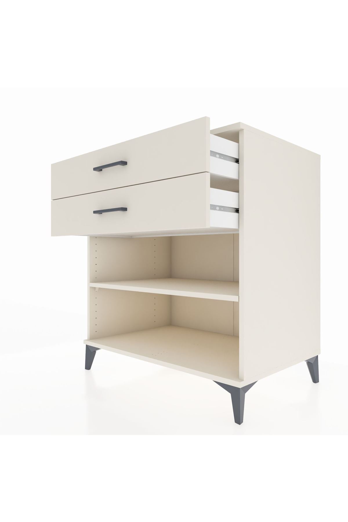 Kronos Şifonyer Tek Raflı 2 Çekmeceli 88x59x96 Aytaşı-Aytaşı