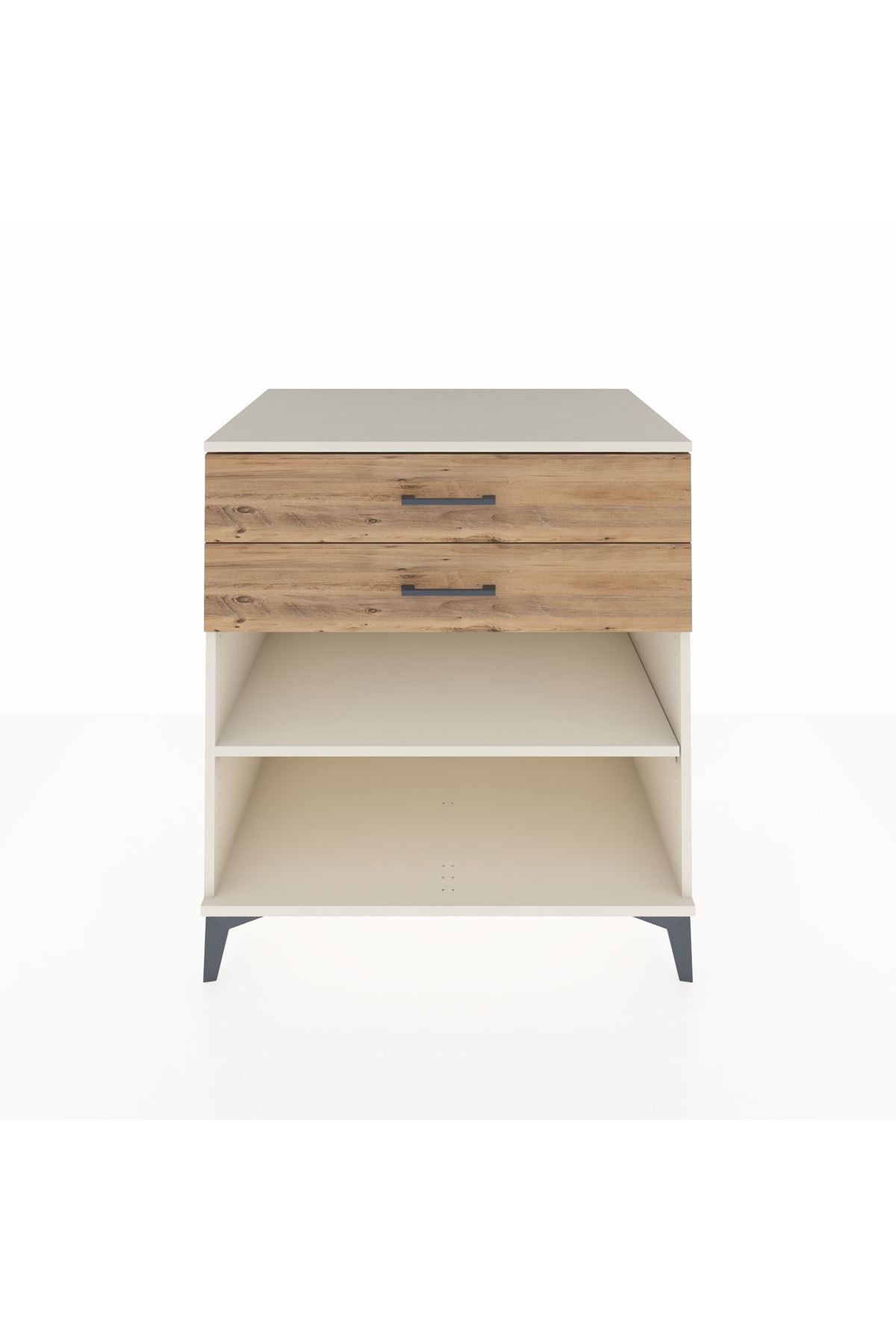 Kronos Şifonyer Tek Raflı 2 Çekmeceli 88x59x96 Aytaşı-Çam