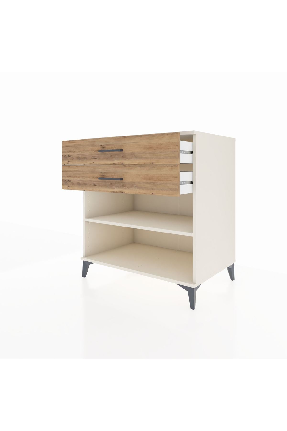 Kronos Şifonyer Tek Raflı 2 Çekmeceli 88x59x96 Aytaşı-Çam