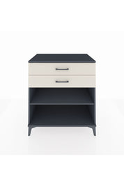 Kronos Şifonyer Tek Raflı 2 Çekmeceli 88x59x96 Antrasit-Aytaşı