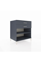 Kronos Şifonyer Tek Raflı 2 Çekmeceli 88x59x96 Antrasit-Antrasit