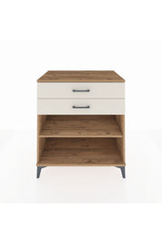 Kronos Şifonyer Tek Raflı 2 Çekmeceli 88x59x96 Çam-Aytaşı