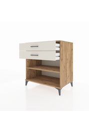 Kronos Şifonyer Tek Raflı 2 Çekmeceli 88x59x96 Çam-Aytaşı