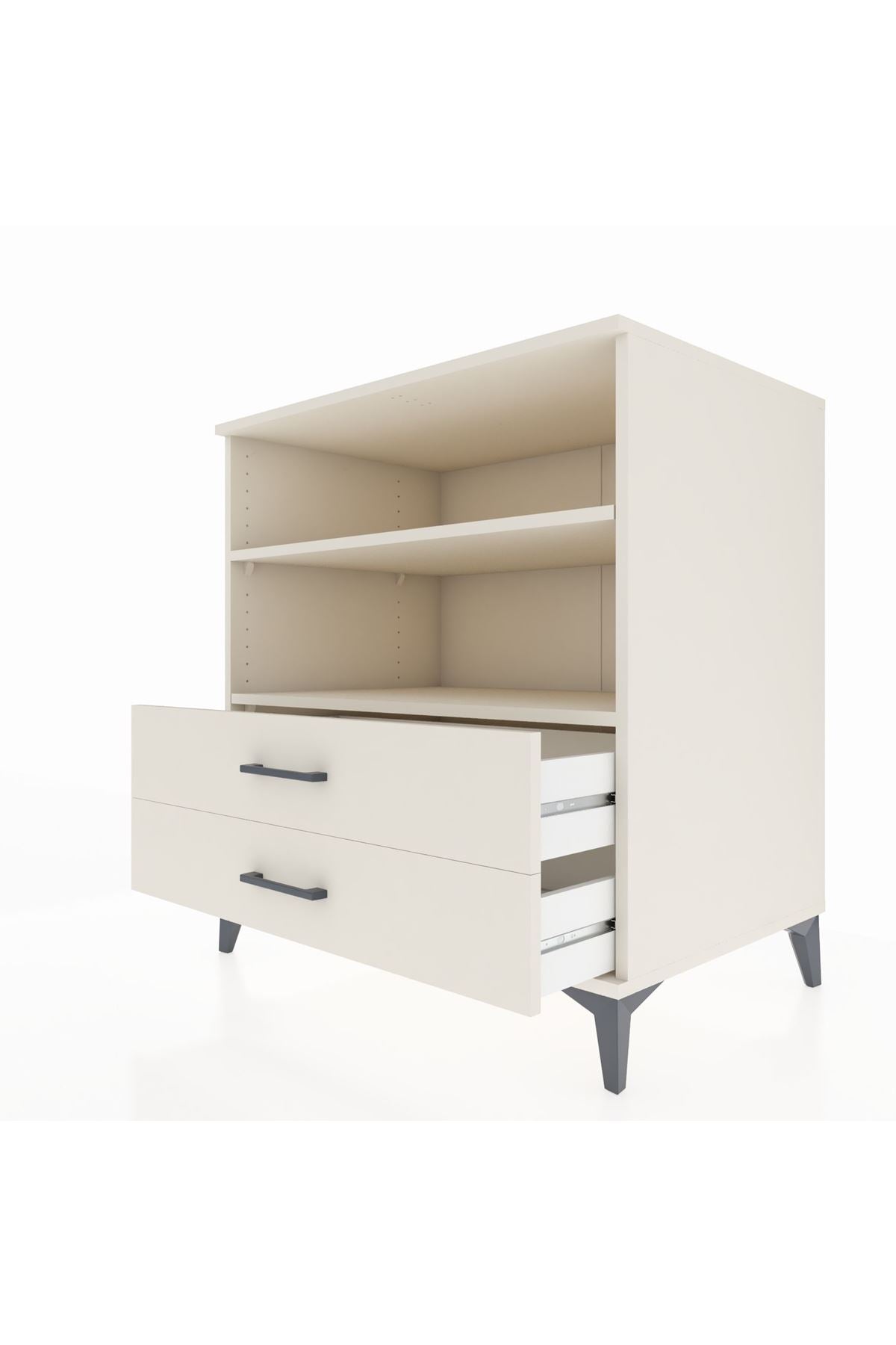 Kronos Şifonyer 2 Raflı 2 Çekmeceli 88x59x96 - S70M005V1C