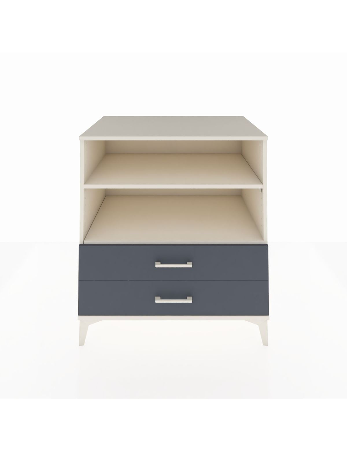 Kronos Şifonyer 2 Raflı 2 Çekmeceli 88x59x96 Aytaşı-Antrasit