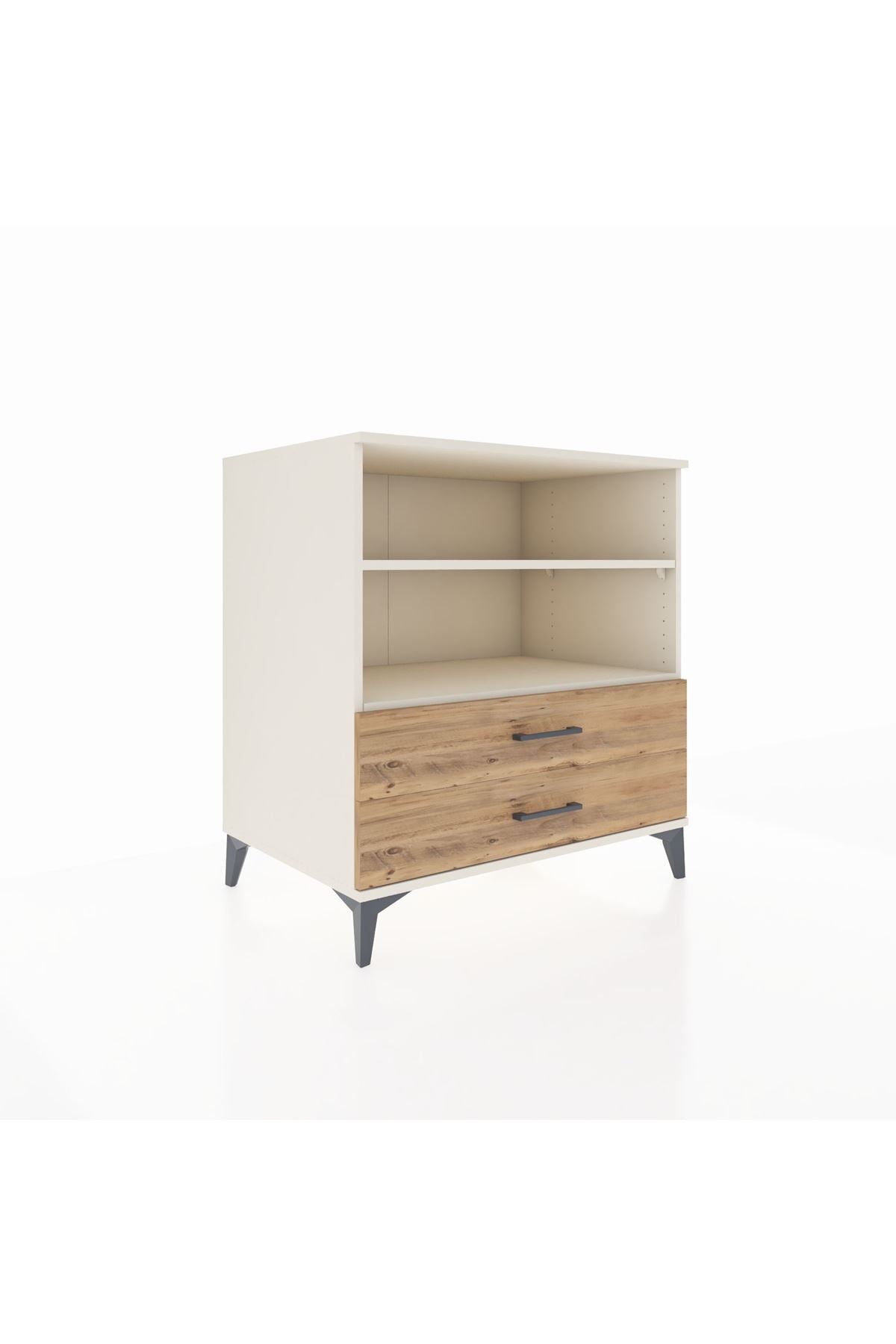 Kronos Şifonyer 2 Raflı 2 Çekmeceli 88x59x96 - S70M005V3C