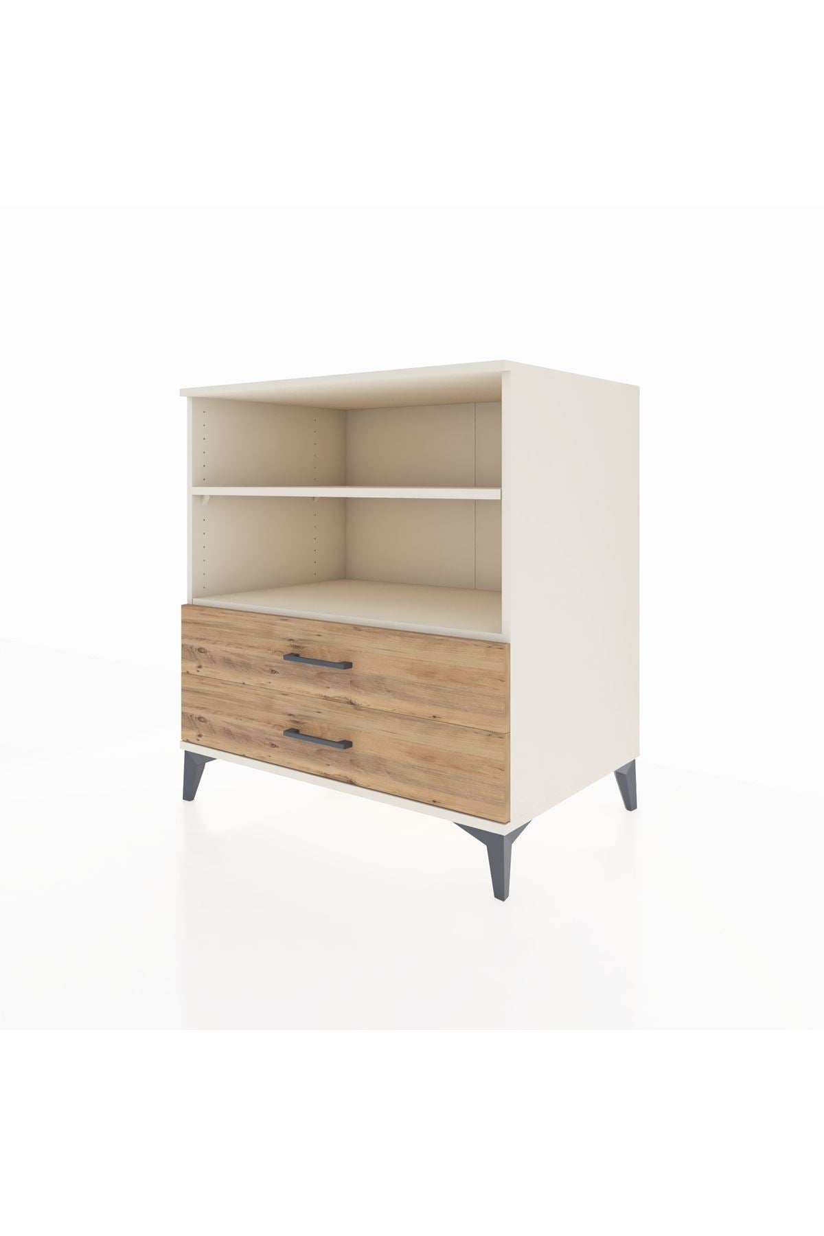 Kronos Şifonyer 2 Raflı 2 Çekmeceli 88x59x96 - S70M005V3C