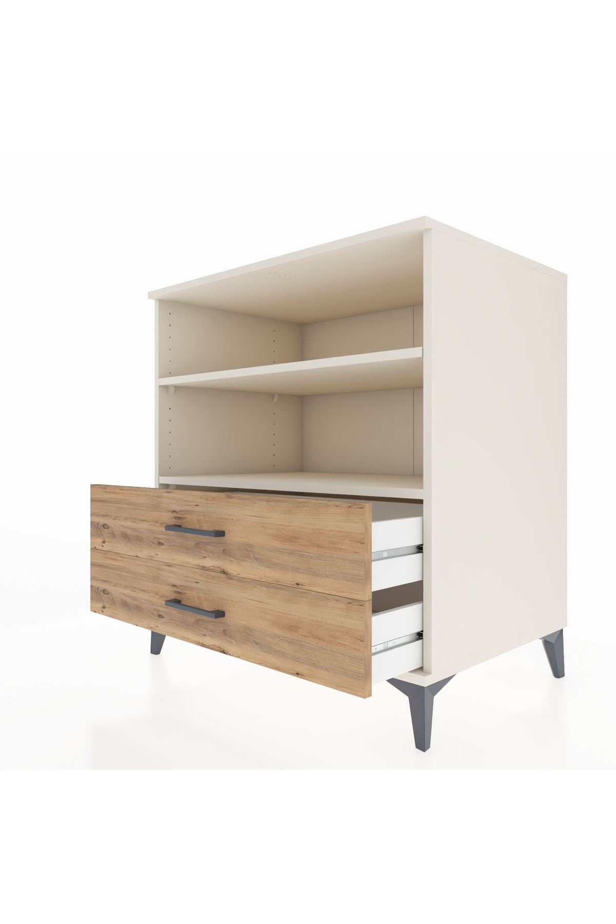 Kronos Şifonyer 2 Raflı 2 Çekmeceli 88x59x96 Aytaşı-Çam