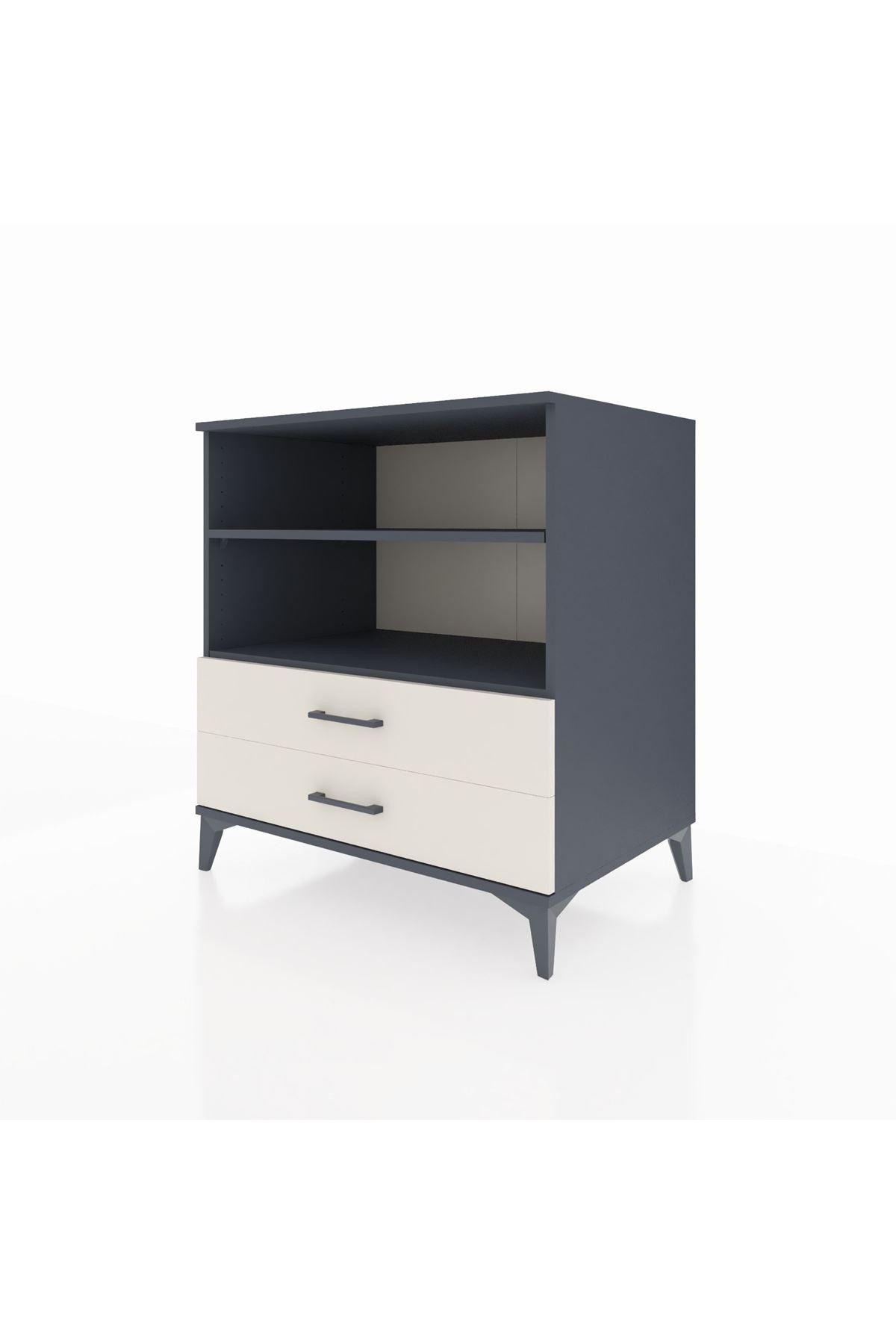 Kronos Şifonyer 2 Raflı 2 Çekmeceli 88x59x96 - S70M005V4C