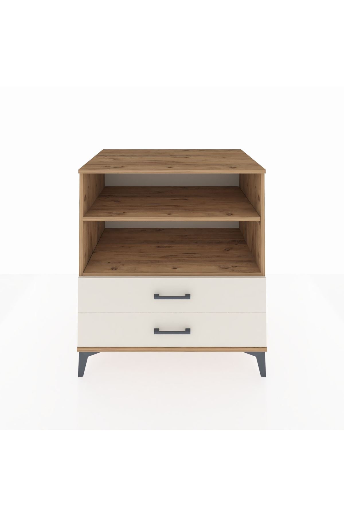 Kronos Şifonyer 2 Raflı 2 Çekmeceli 88x59x96 Çam-Aytaşı