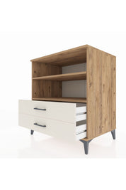 Kronos Şifonyer 2 Raflı 2 Çekmeceli 88x59x96 - S70M005V7C