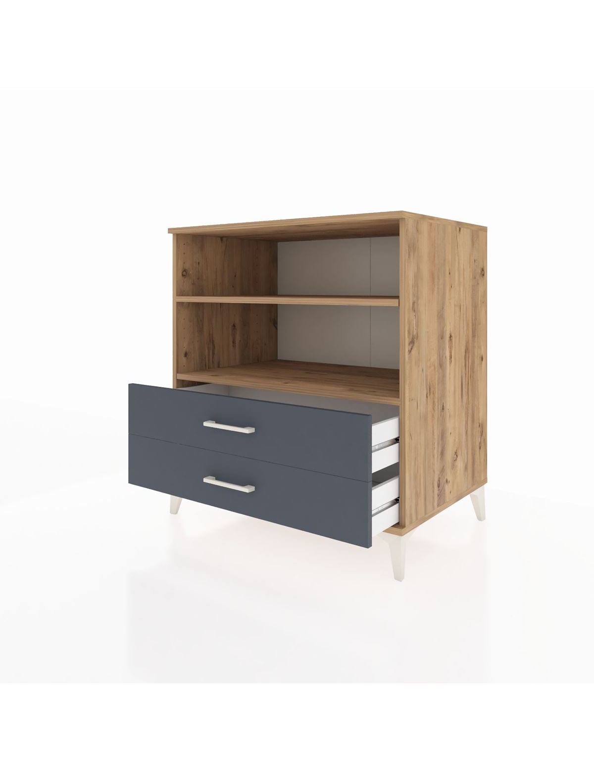 Kronos Şifonyer 2 Raflı 2 Çekmeceli 88x59x96 - S70M005V8C