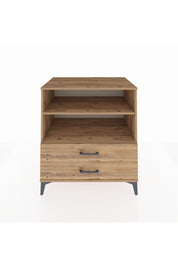 Kronos Şifonyer 2 Raflı 2 Çekmeceli 88x59x96 Çam-Çam